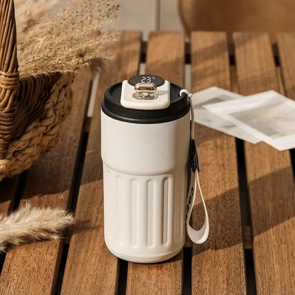 Intelligent Digital LED Temperature Display Coffee Cup Stainless Steel Thermo Bottle