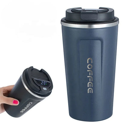 Smart Coffee Tumbler Thermos Cup with Intelligent Temperature Display