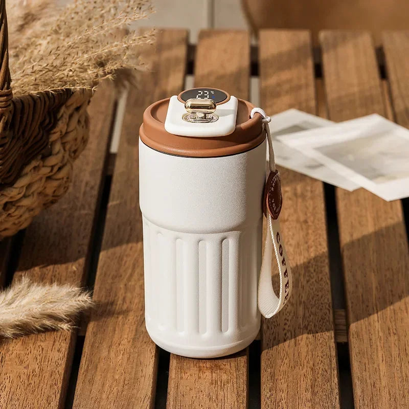 Intelligent Digital LED Temperature Display Coffee Cup Stainless Steel Thermo Bottle