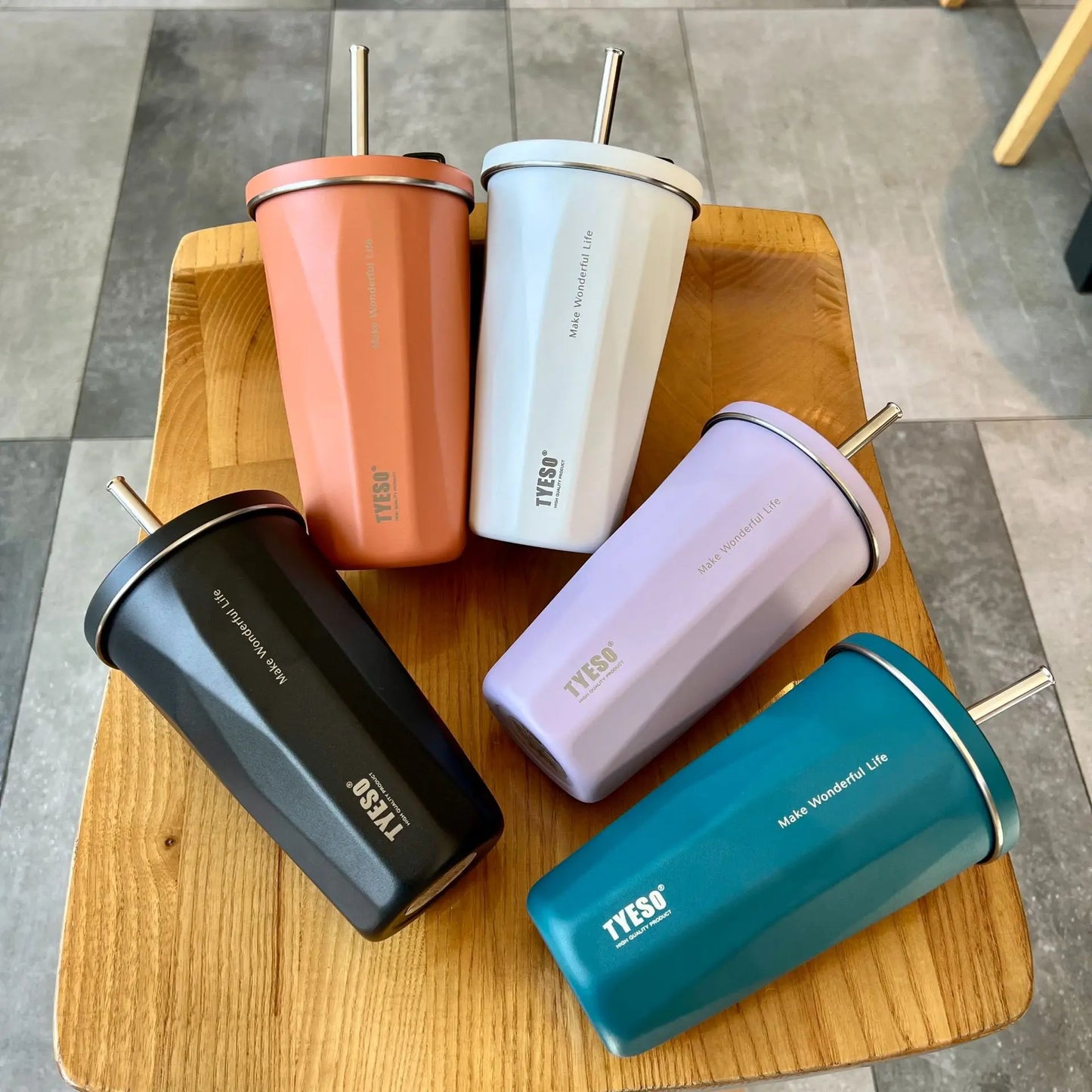 Tyeso Diamond Coffee Cup 600ml