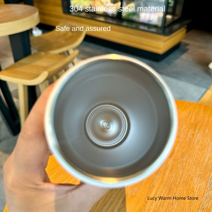 Tyeso Thermos Cup with Straw Thermal Bottle 600/750ml